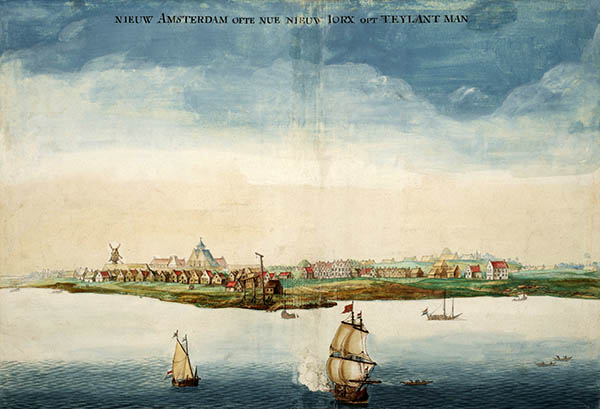 View of New Amsterdam/New York, click for larger image